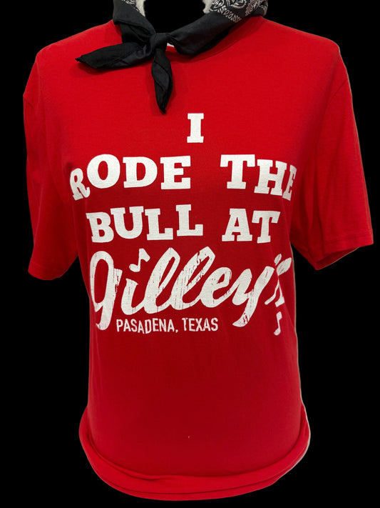 I Rode the Bull at Gilley's (SP White) on Red Crew