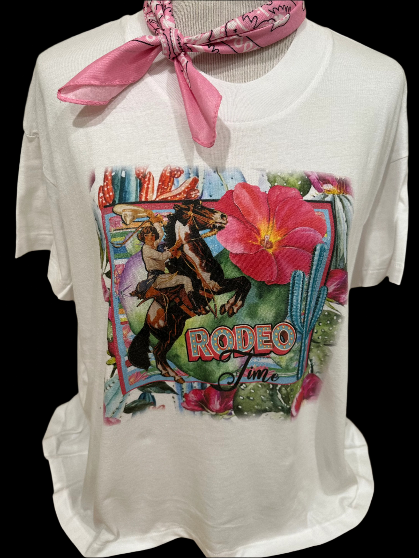 Rodeo Time on White Crew