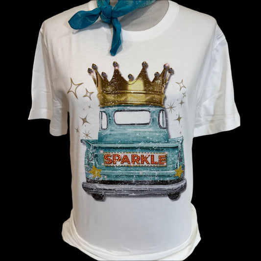 Sparkle Truck on White Crew