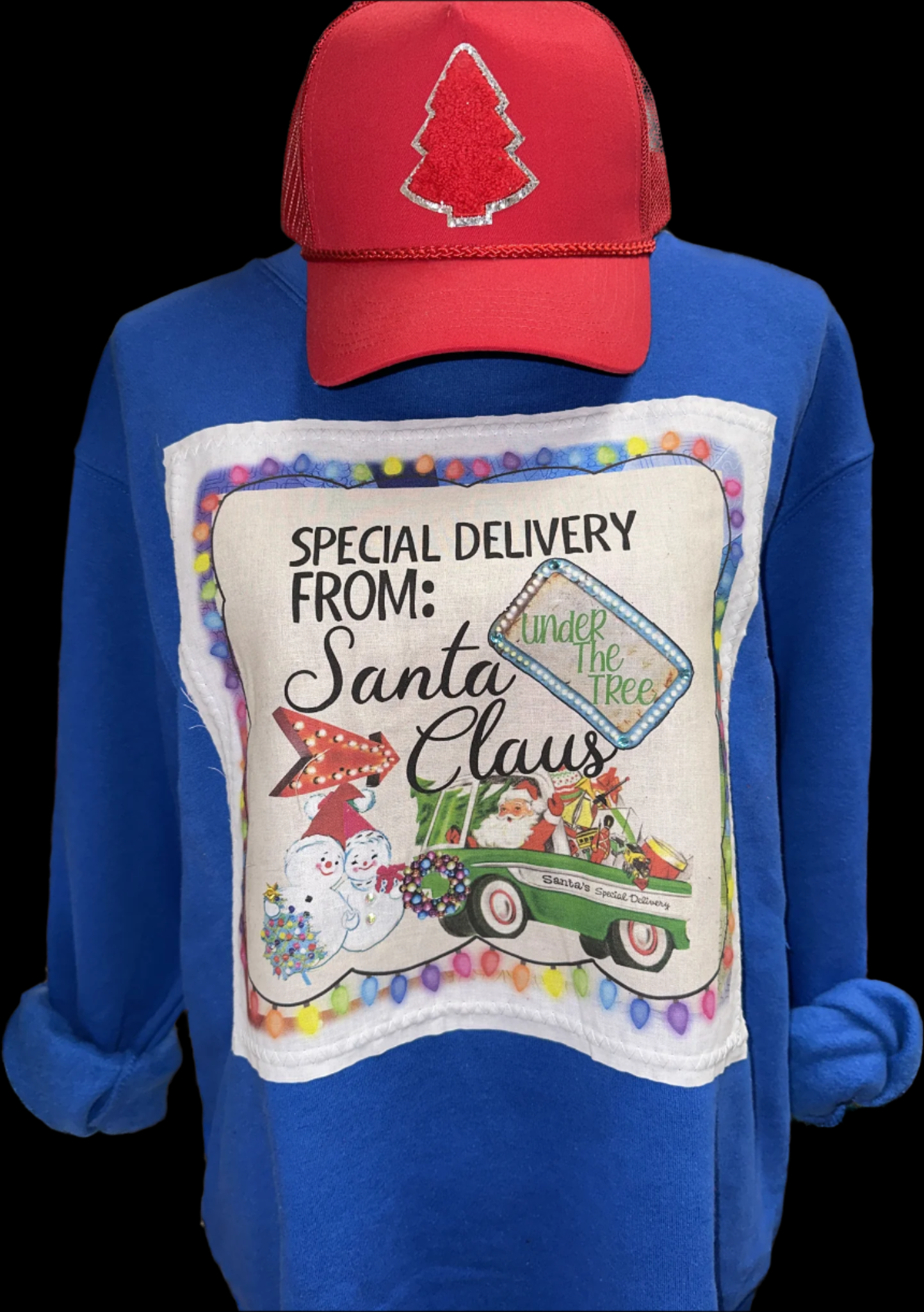 Special Delivery From Santa on Crew OR Sweatshirt