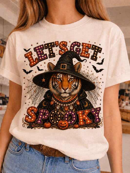 Spooky Tiger Crew & Long Sleeve Tee