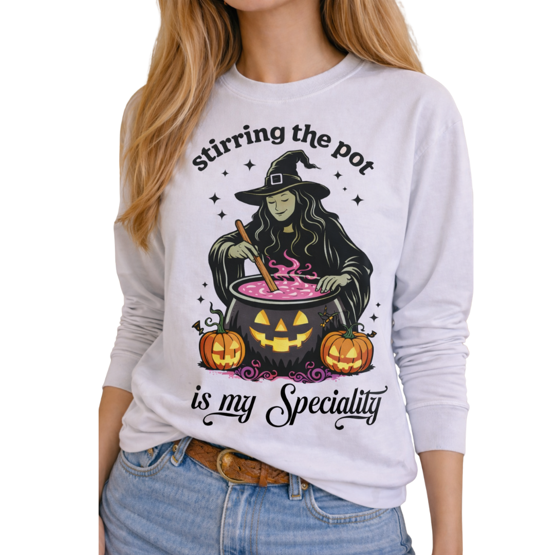 Stirring the Pot Grey Crew & Long Sleeve