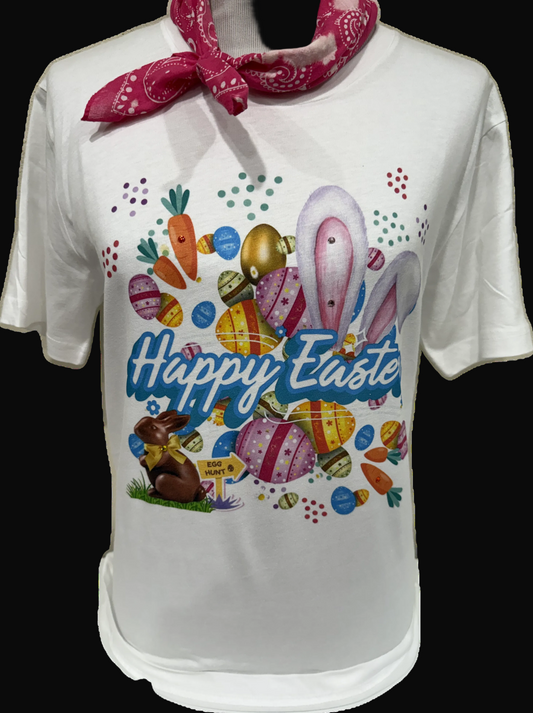 Happy Easter on White Crew