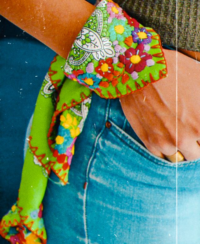 Embroidered Bandana