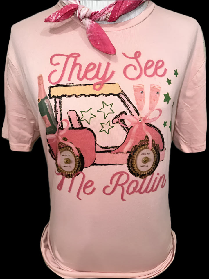 They see me Rolling on (Powder Pink, SB Powder Pink, White, OR Patch Green) Crew