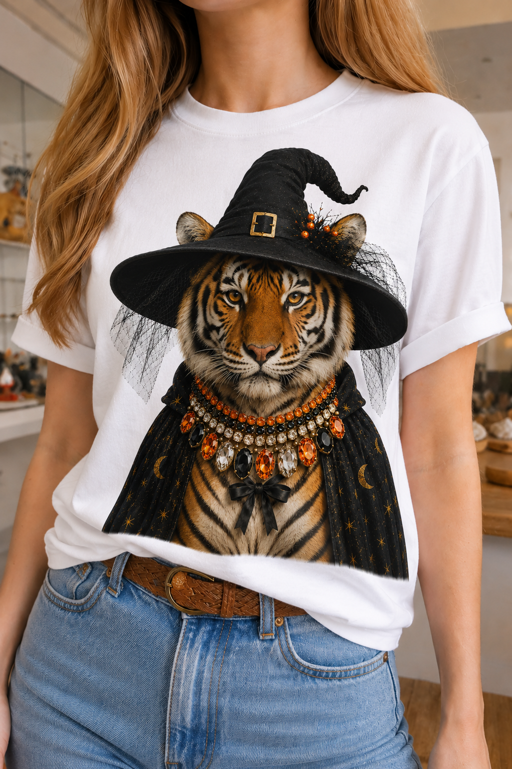 Tiger Witch Crew & Raglan Tee