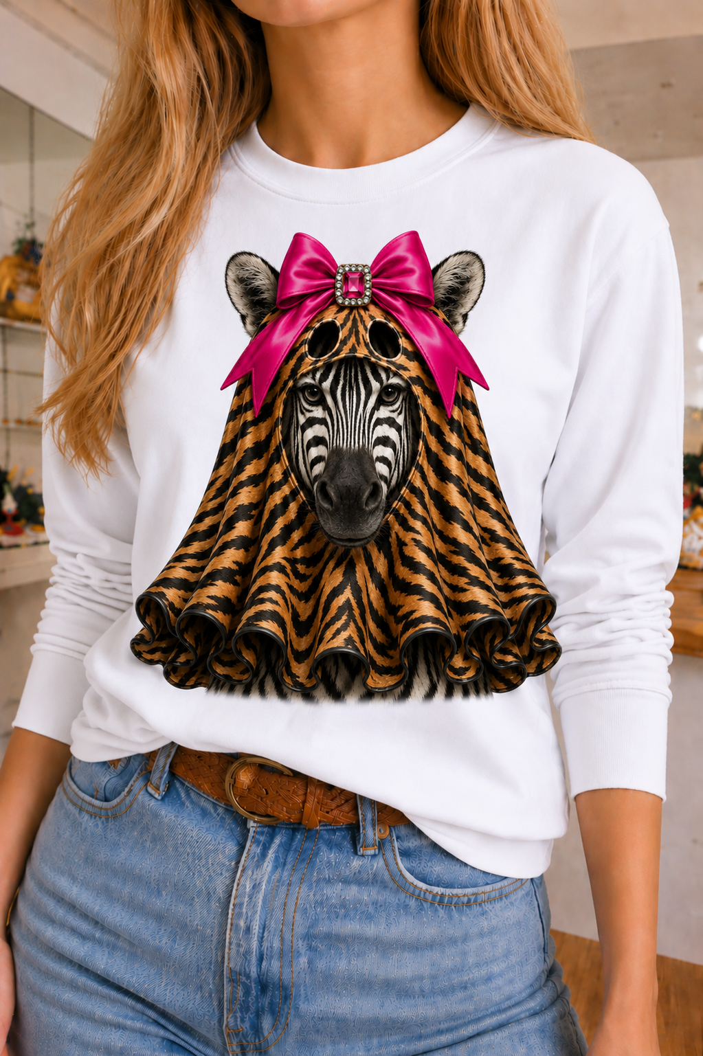 Tiger Zebra Ghost Crew & Long Sleeve