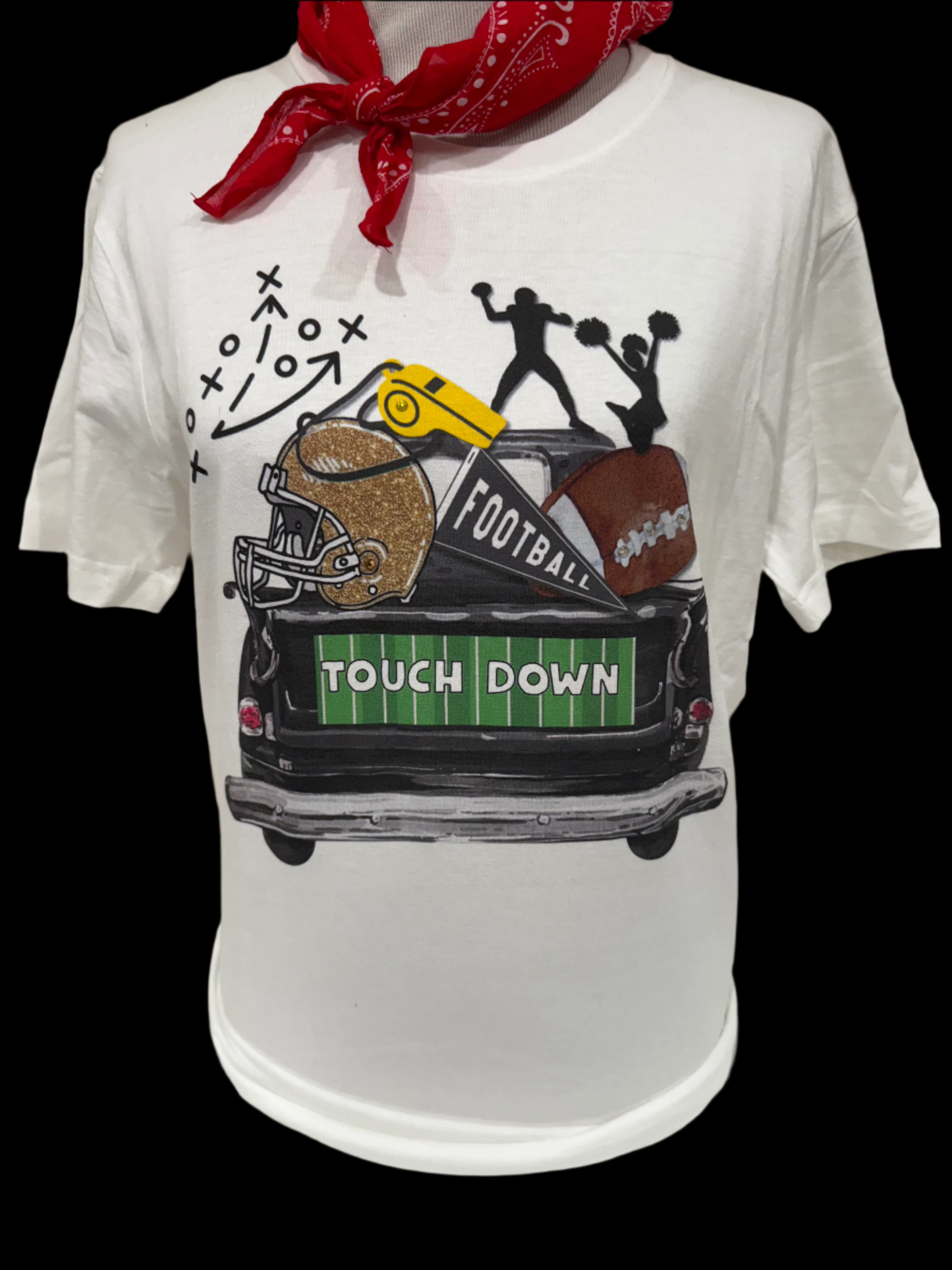 Touchdown on White or Grey Crew
