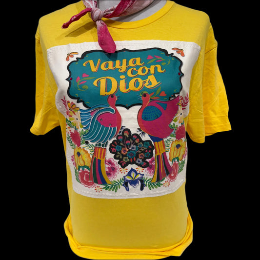 Vaya Con Dios Patch (Mustard, Aqua, Scuba Blue OR Heliconia) Crew
