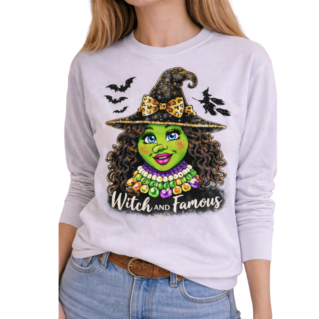 Witch and Famous Grey Crew & Long Sleeve