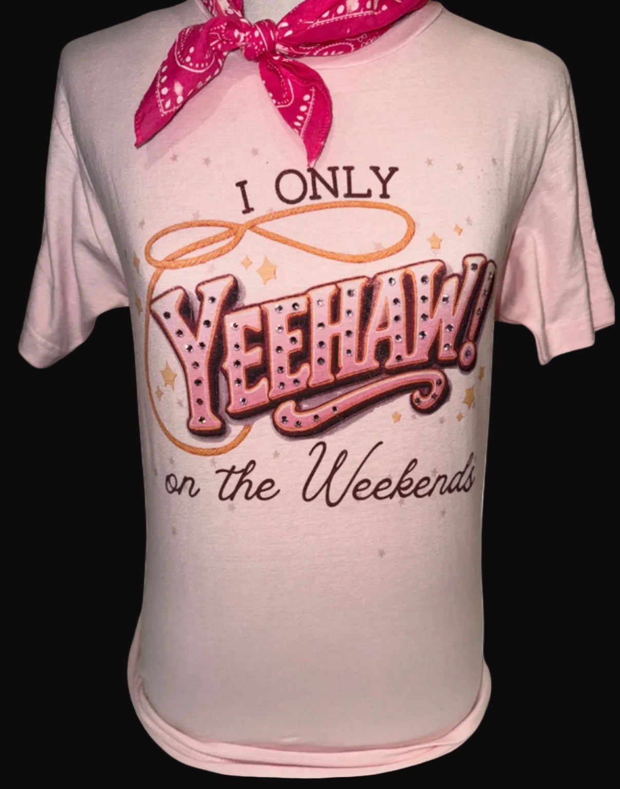 "I Only Yeehaw on the Weekend" Crew or Patched Sweatshirt