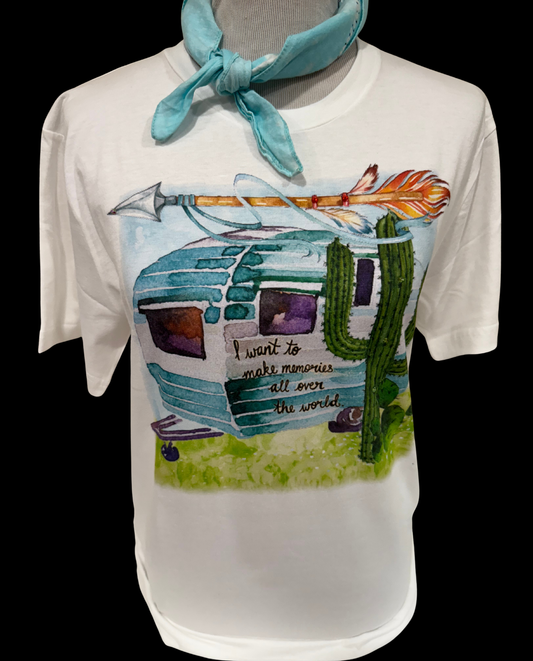 Make Memories All Over the World on White Crew