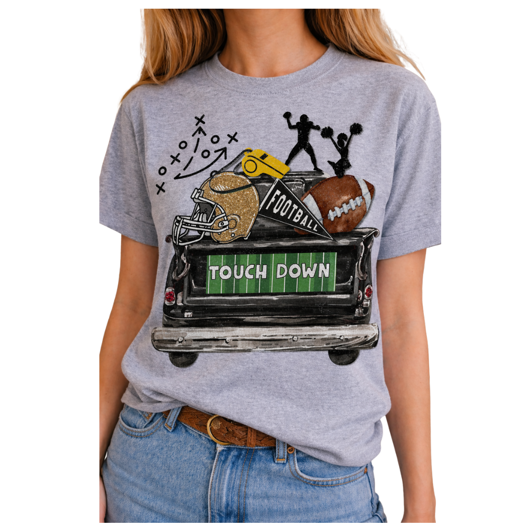 Touchdown on White or Grey Crew