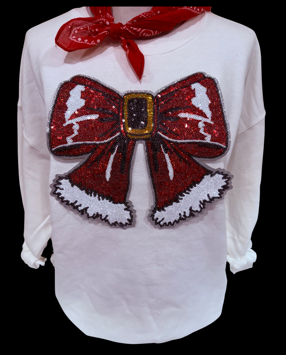 Deal of the Week - Sequin Christmas Bow Tees